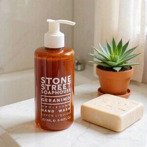 Stone Street Soaphouse ✦ Geranimo Hand Wash ✦ Vegan Liquid Soap Gentle Botanical